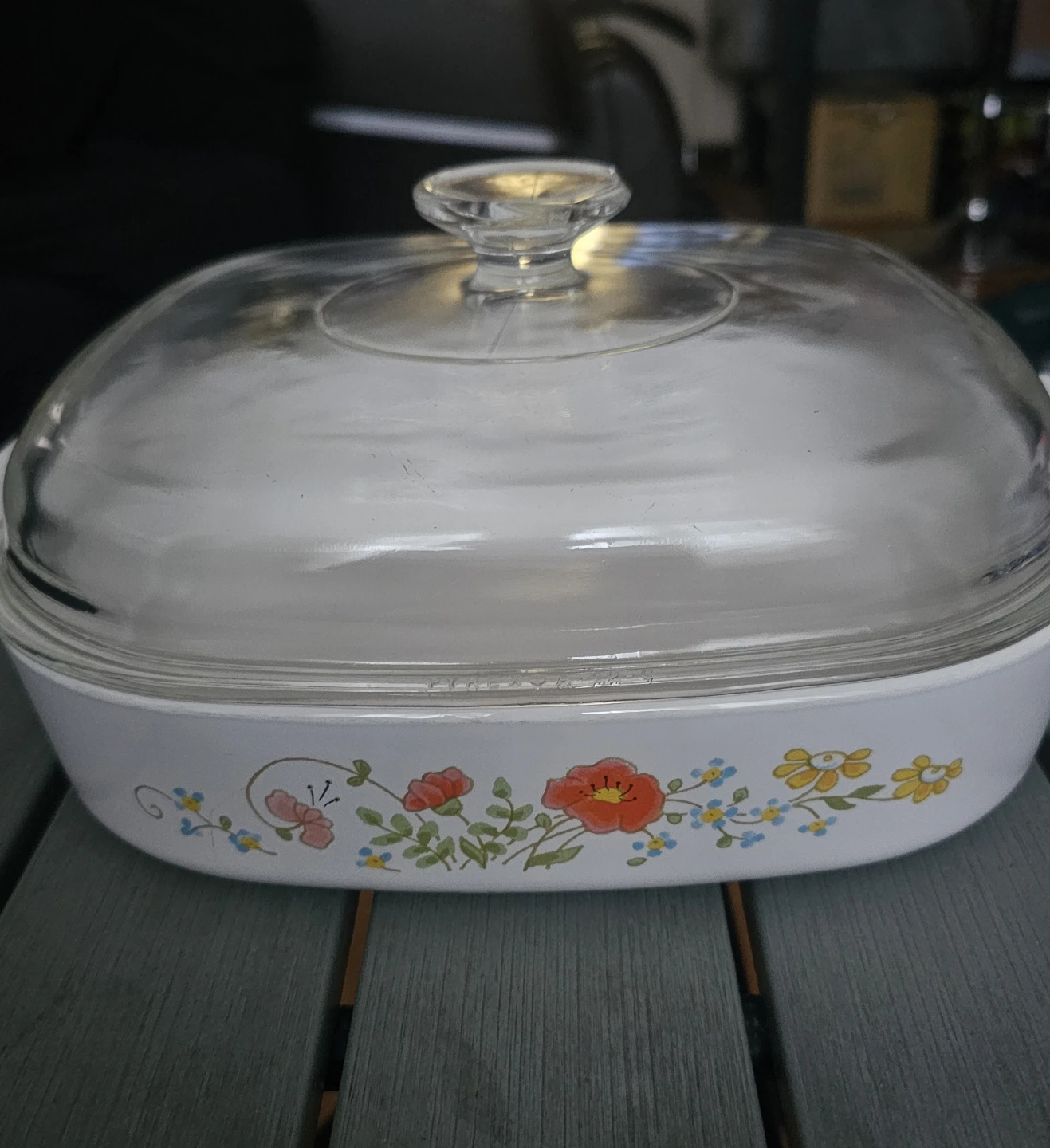 CorningWare French Garden Casserole Dish with Lid