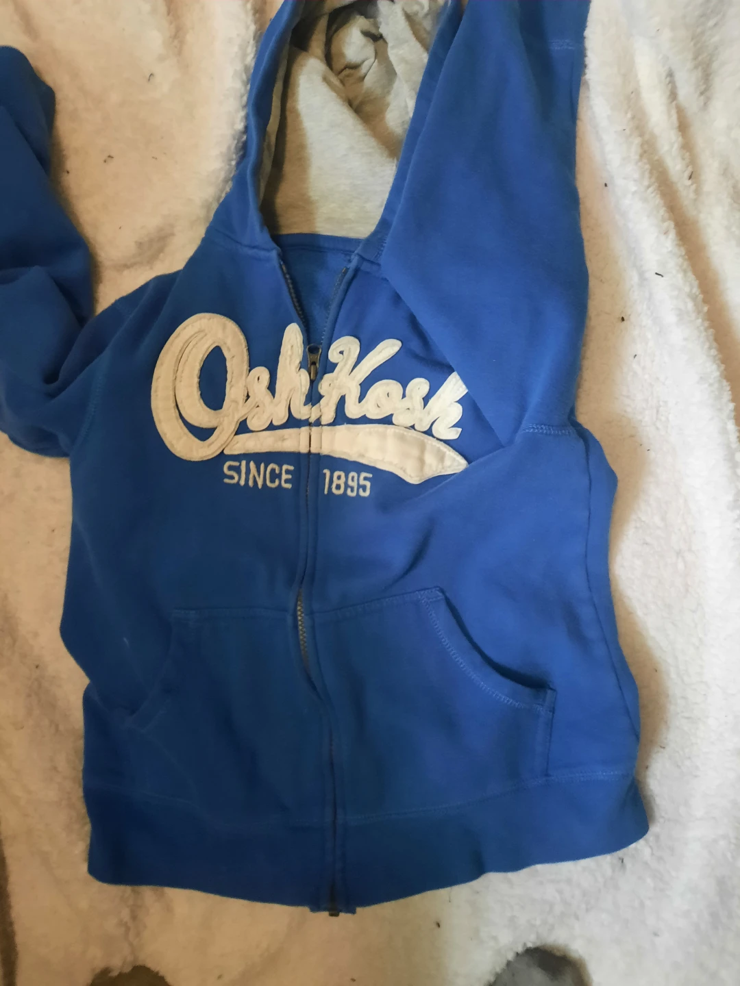 OshKosh B'gosh Blue Zip-Up Hoodie