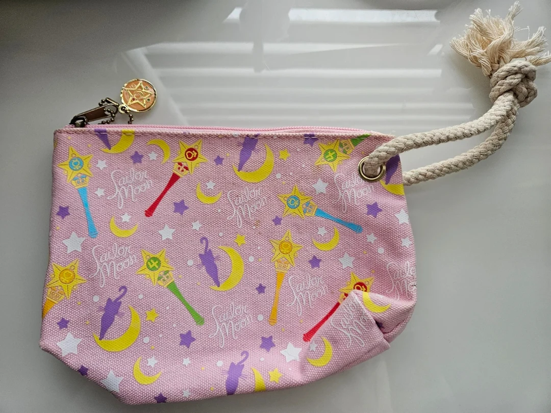 Sailor Moon Pink Canvas Pouch - Free with a purchase
