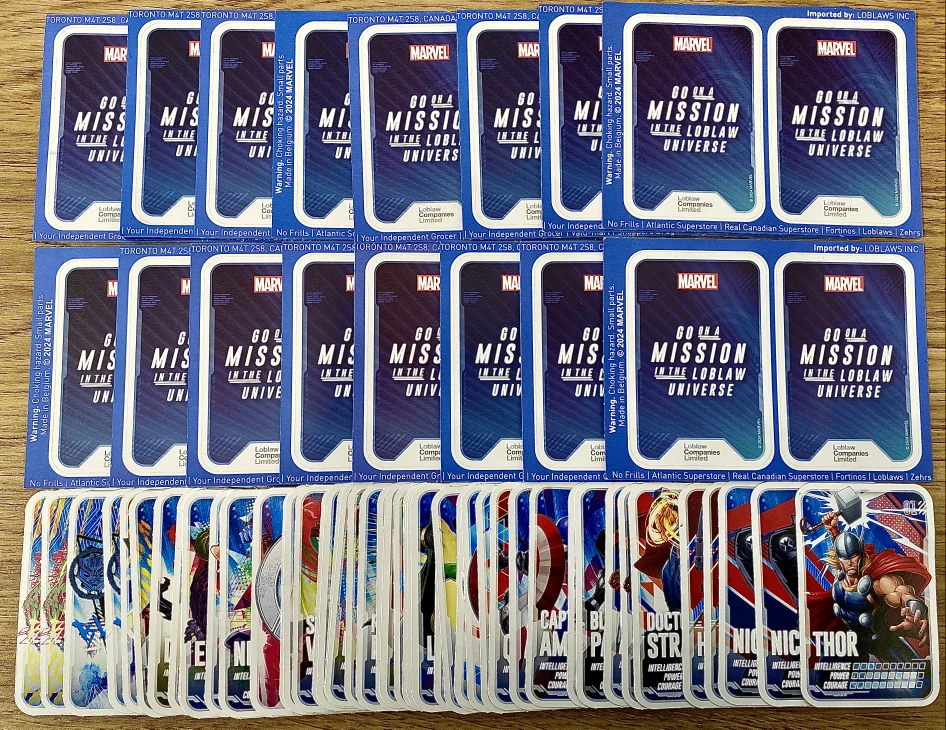 Marvel Mission Collection Cards – Sealed Packs - NEW🏆