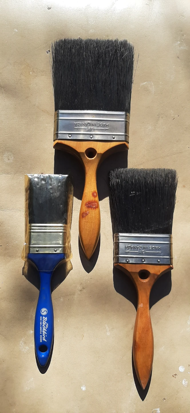 Lot of 3 Paint Brushes - Blackbird & Made in Canada