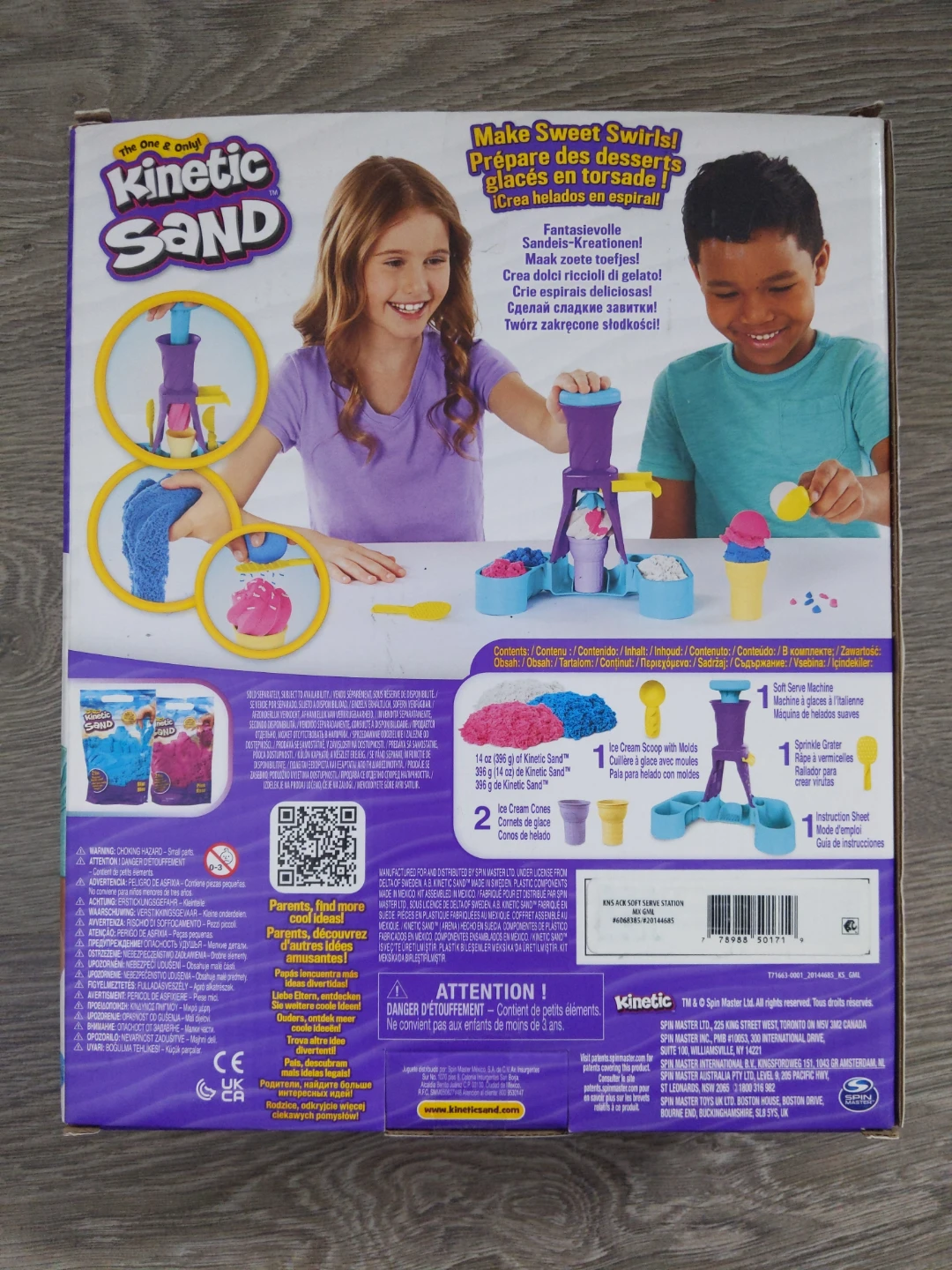Kinetic Sand Soft Serve Station with 14oz Play Sand; #toy #game - photo 2