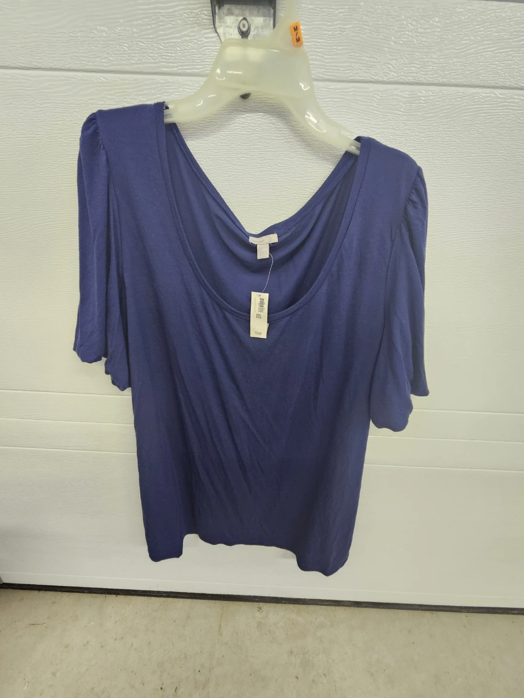 Old Navy Navy Blue Short Sleeve Top Size XXL