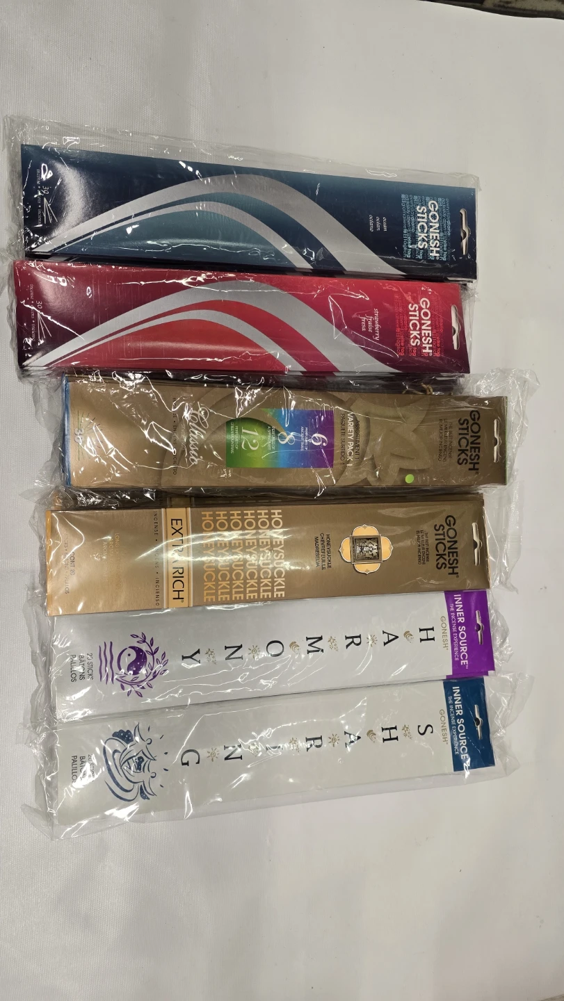 Gonesh Incense Sticks - Assorted Scents .
