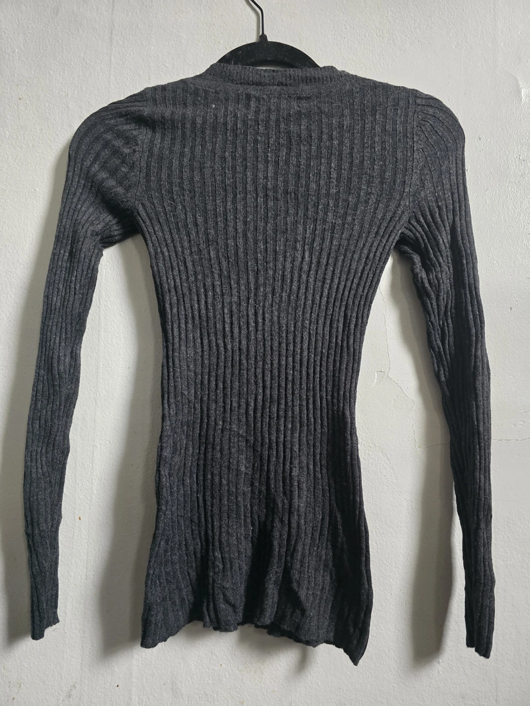 Express V-Neck Ribbed Long Sleeve Sweater XS - photo 3