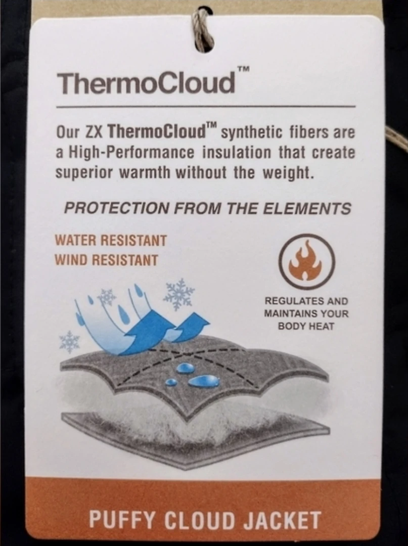 NWT XXL ZeroXposur Thermocloud Technology Quilted Coat 🏆 - photo 5