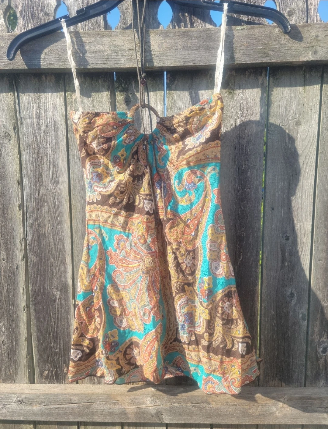 Piace Paisley Print Halter Top
