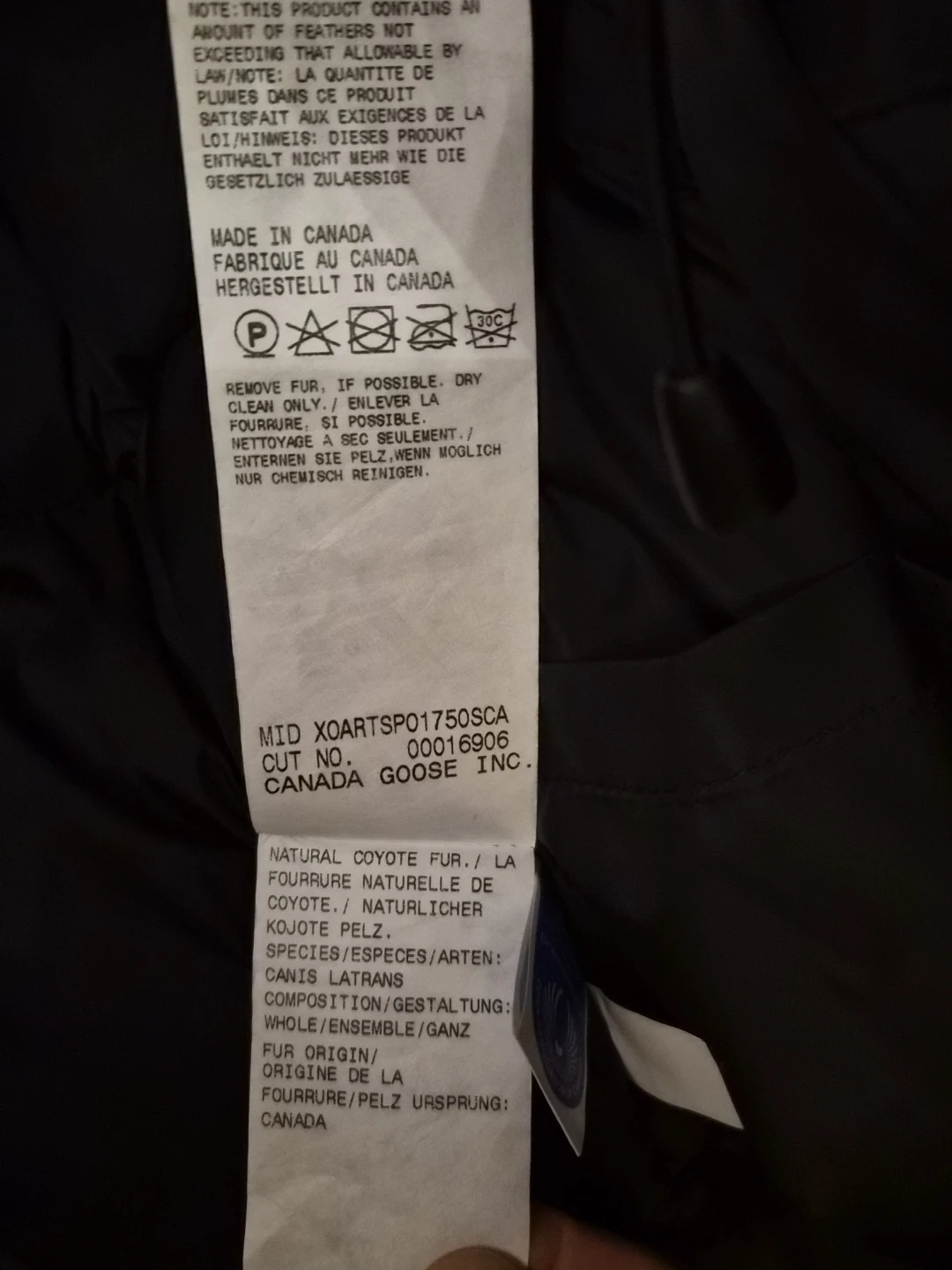 Canada Goose Expedition parka - Atlantic navy - Size M - photo 3