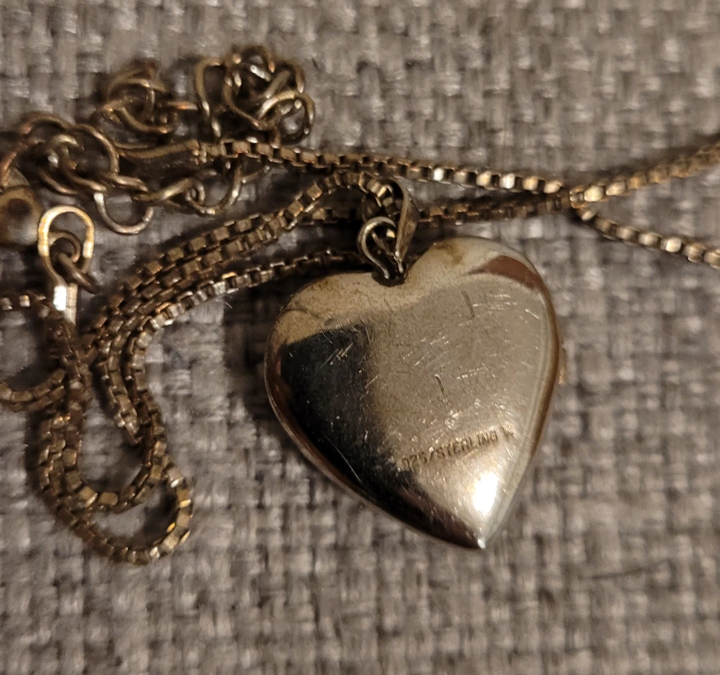 Sterling Silver Heart Locket Necklace - photo 3