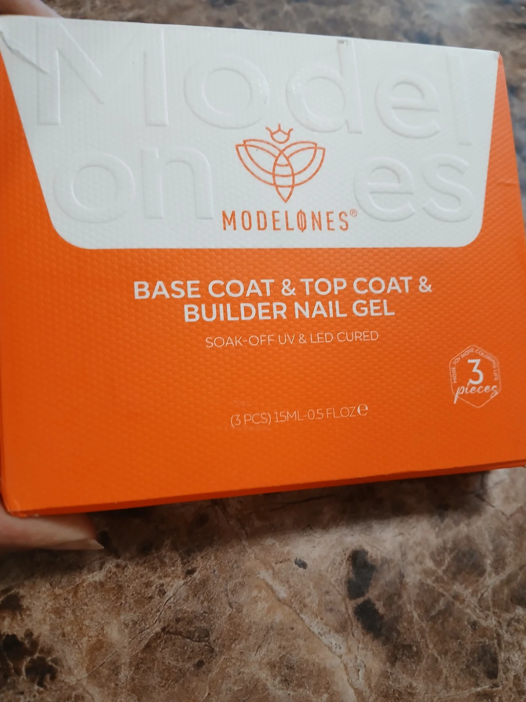 Modelones Base Coat & Top Coat & Builder Nail Gel Set