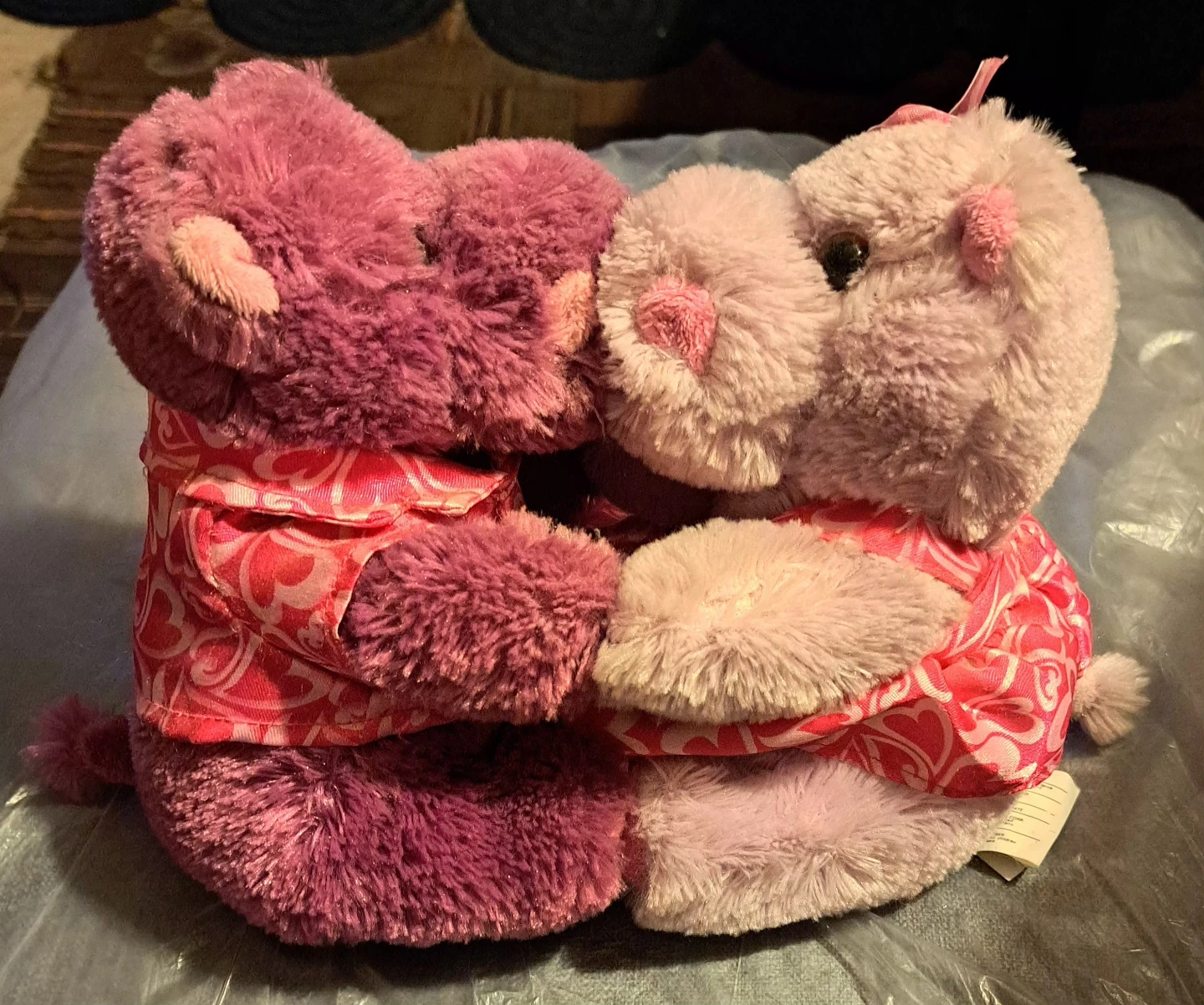 Valentine - Kissing Plush Stuffed Animal Pair