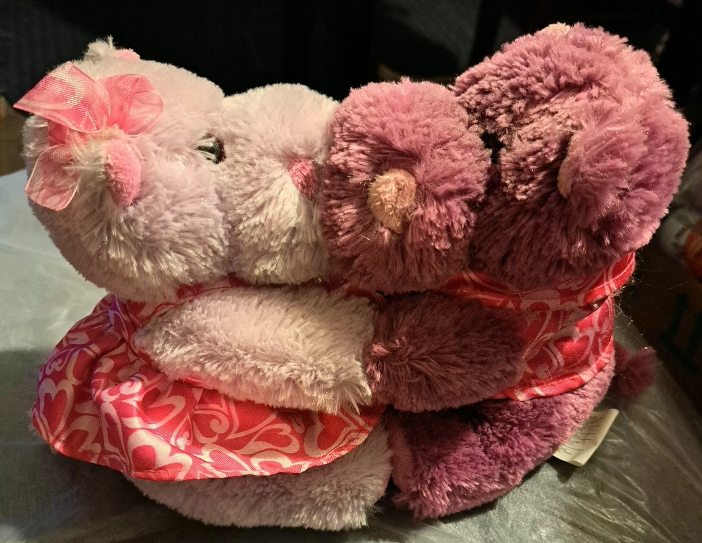 Valentine - Kissing Plush Stuffed Animal Pair - photo 2