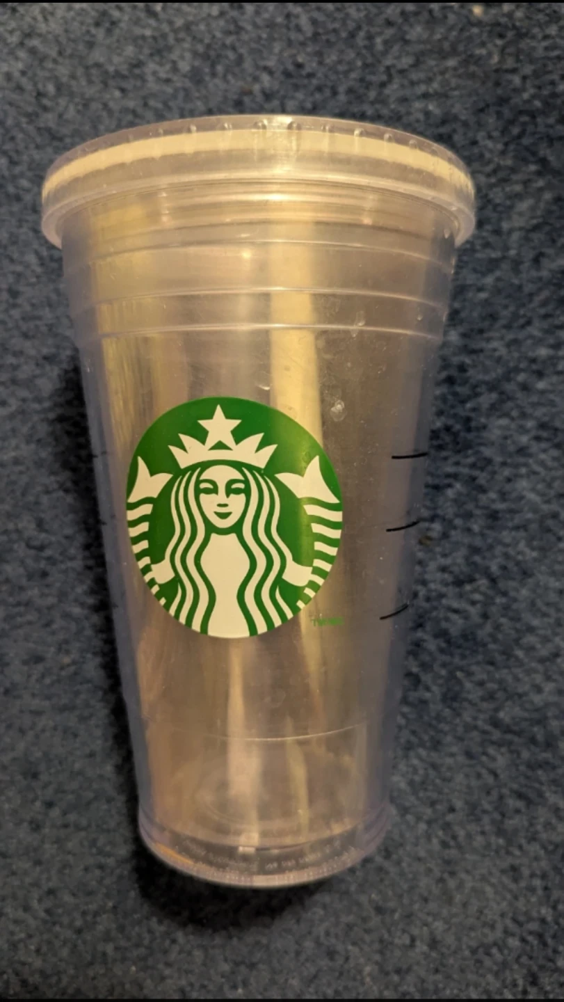 Starbucks Reusable Clear Tumbler - Large/Venti size
