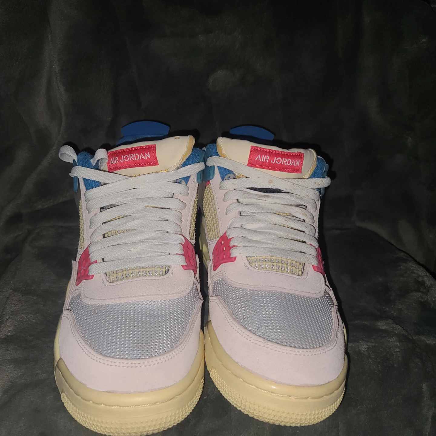 Union LA x Air Jordan 4 "Off Noir" Sneakers - photo 3