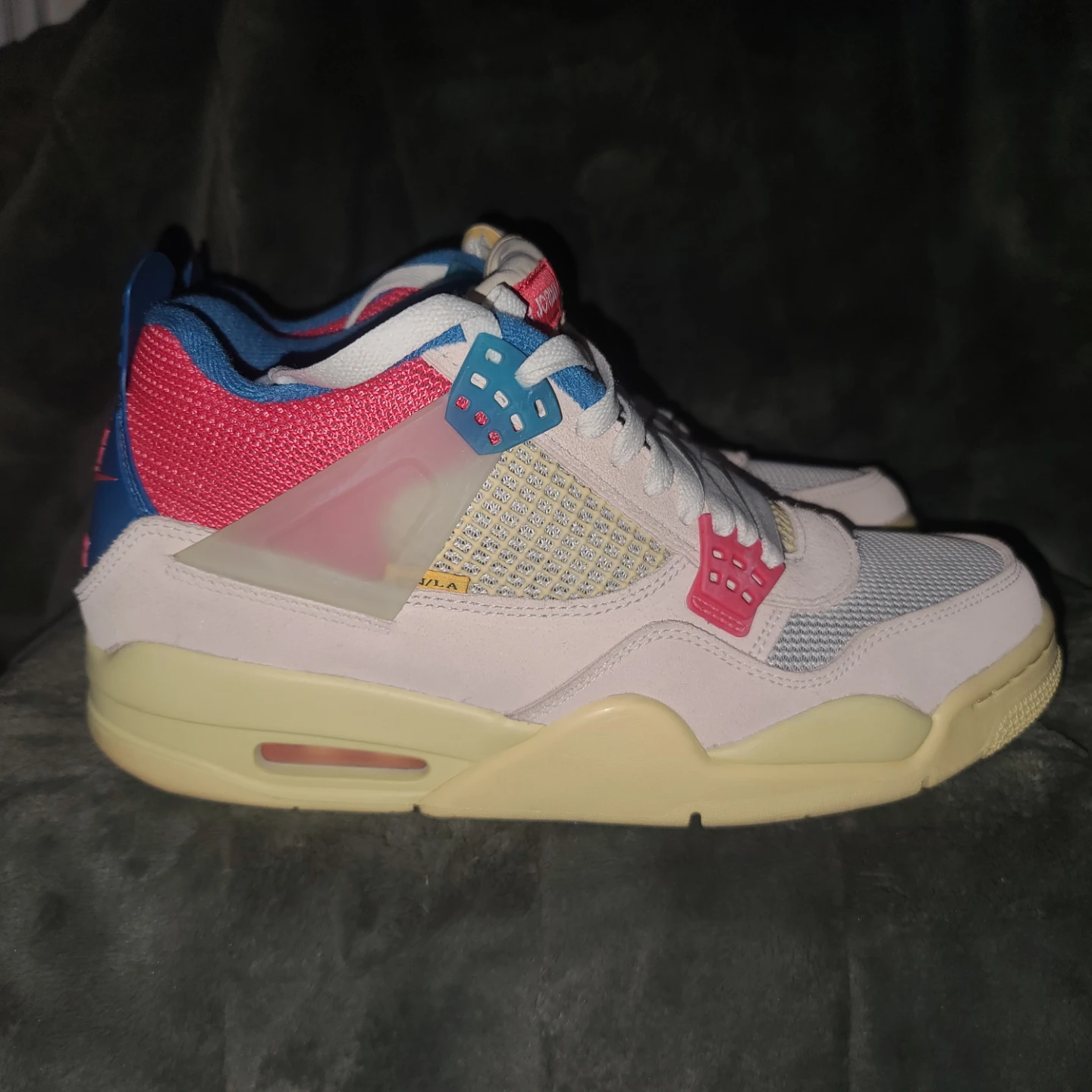 Union LA x Air Jordan 4 "Off Noir" Sneakers - photo 4