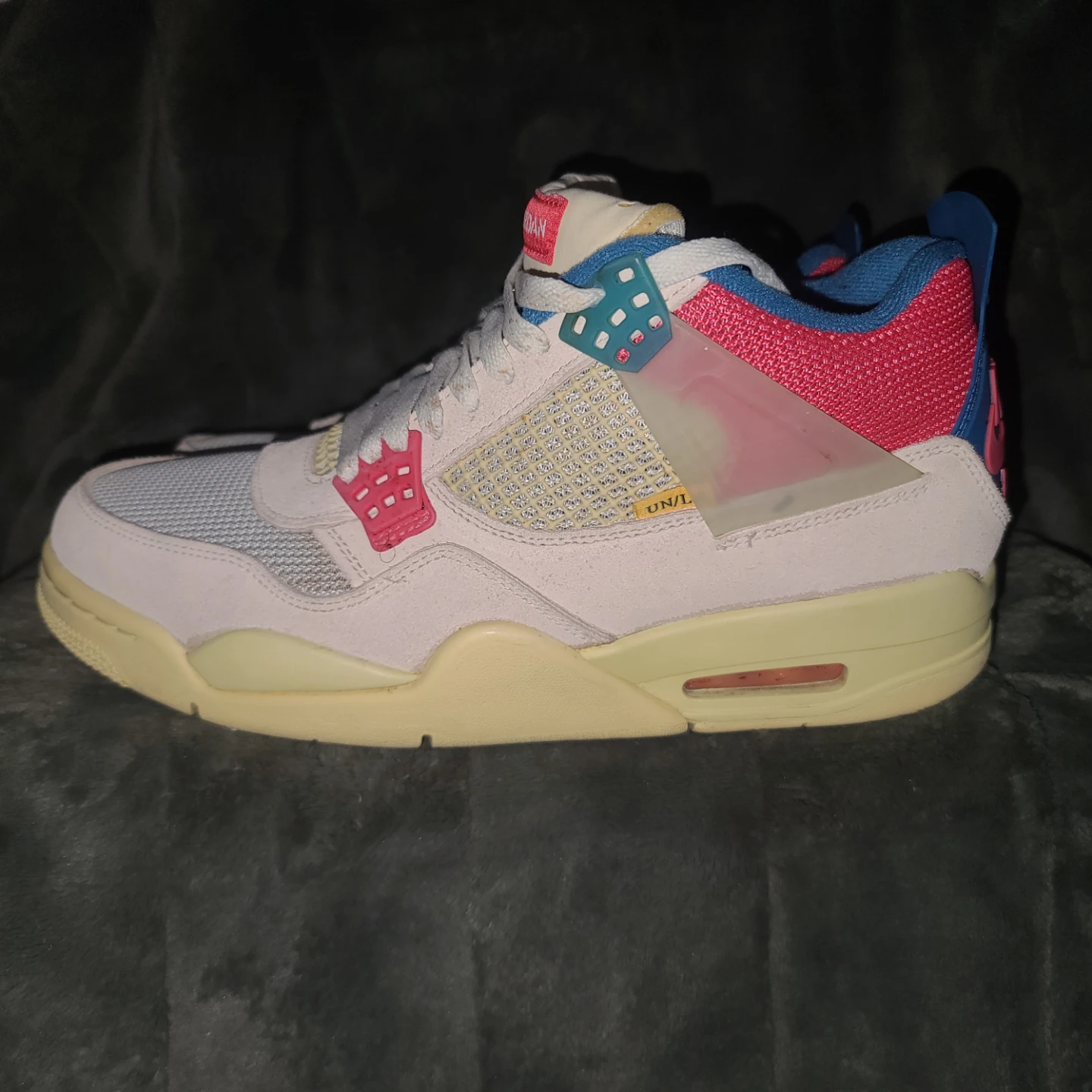 Union LA x Air Jordan 4 "Off Noir" Sneakers - photo 5