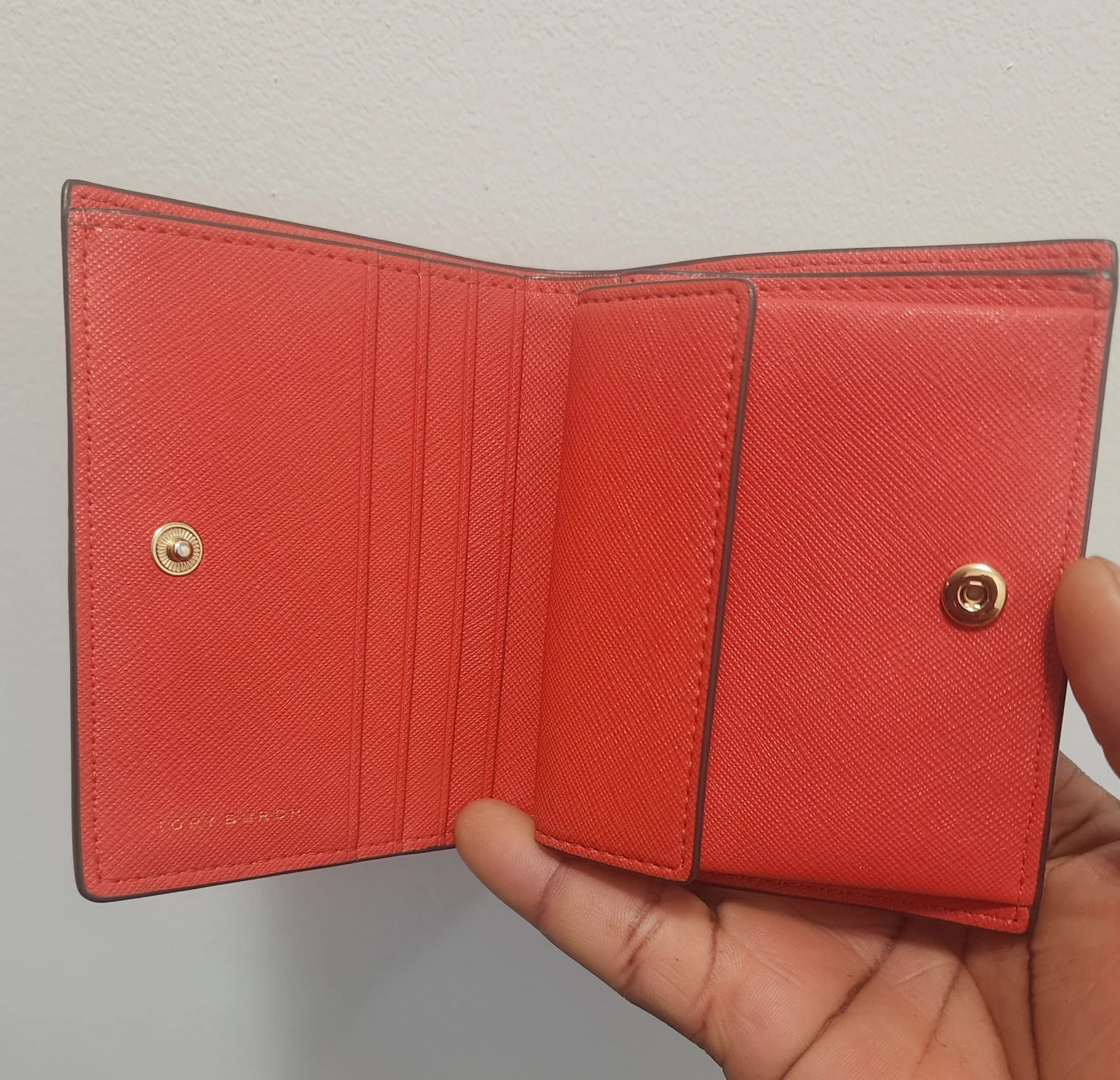 Tory Burch Bi-Fold Wallet - Orange - photo 4