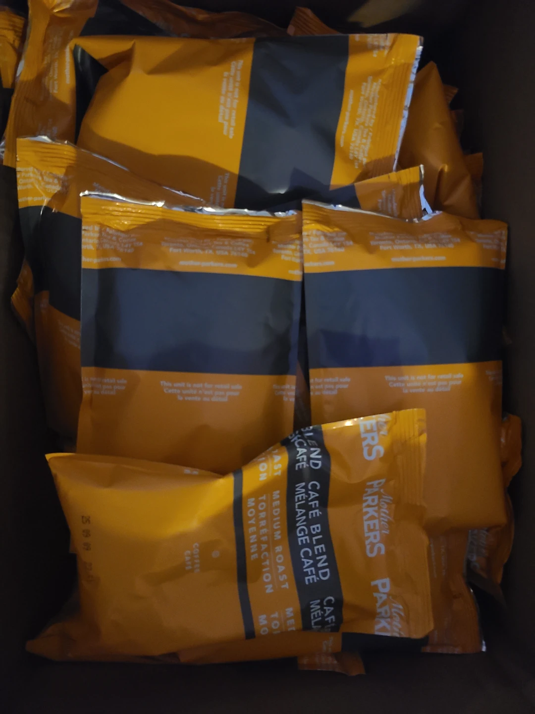 64 single bags of Mother Parkers Coffee Blend Medium Roast - photo 2