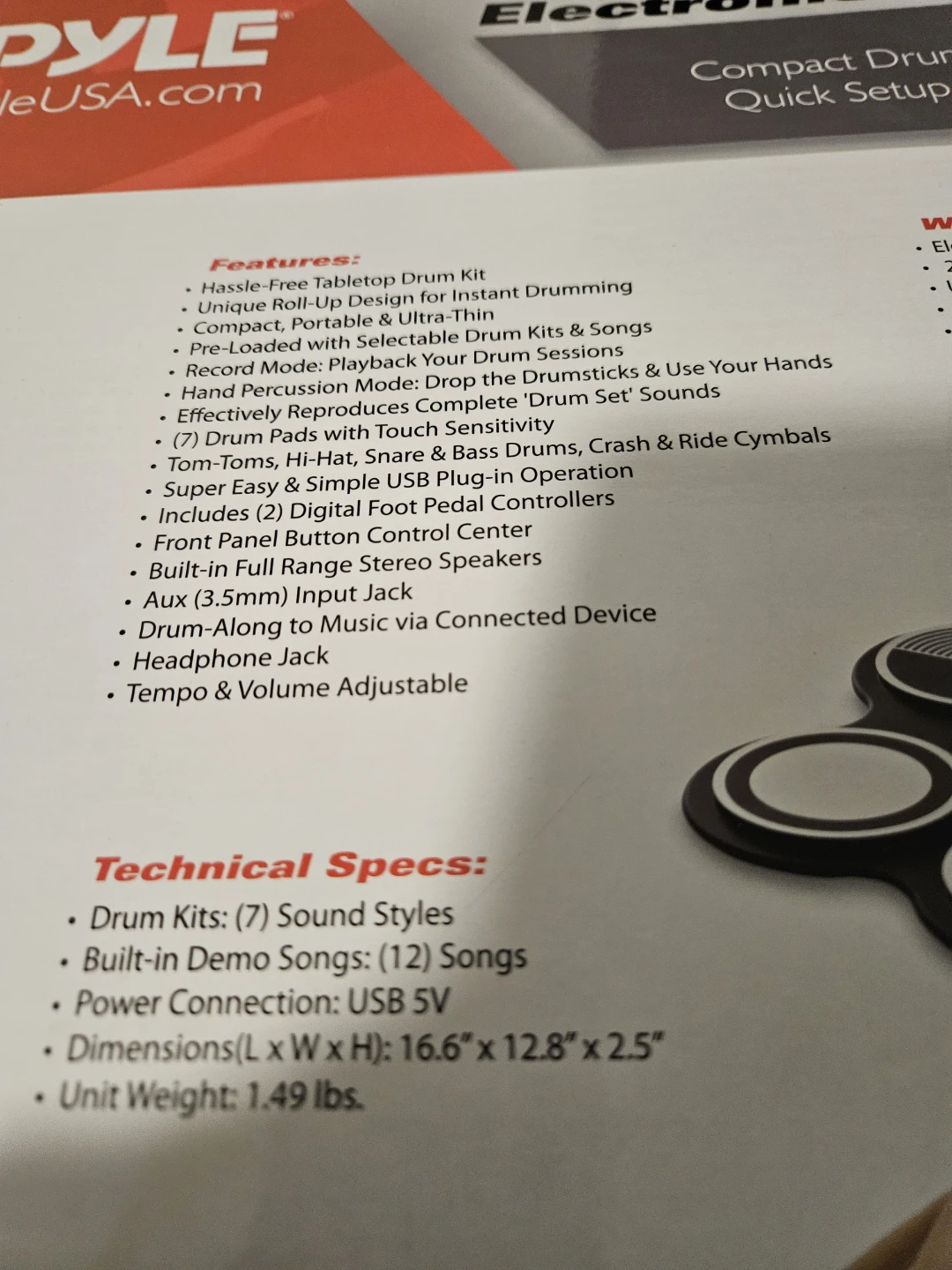 Electronic Drum Kit - photo 3
