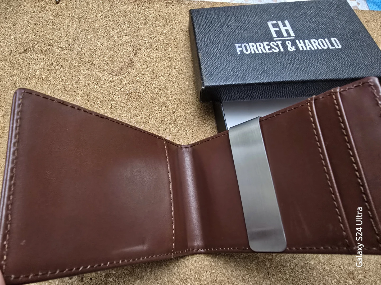 🏆 Forrest & Harold Slim Money Clip Wallet Monochrome Edition - photo 4