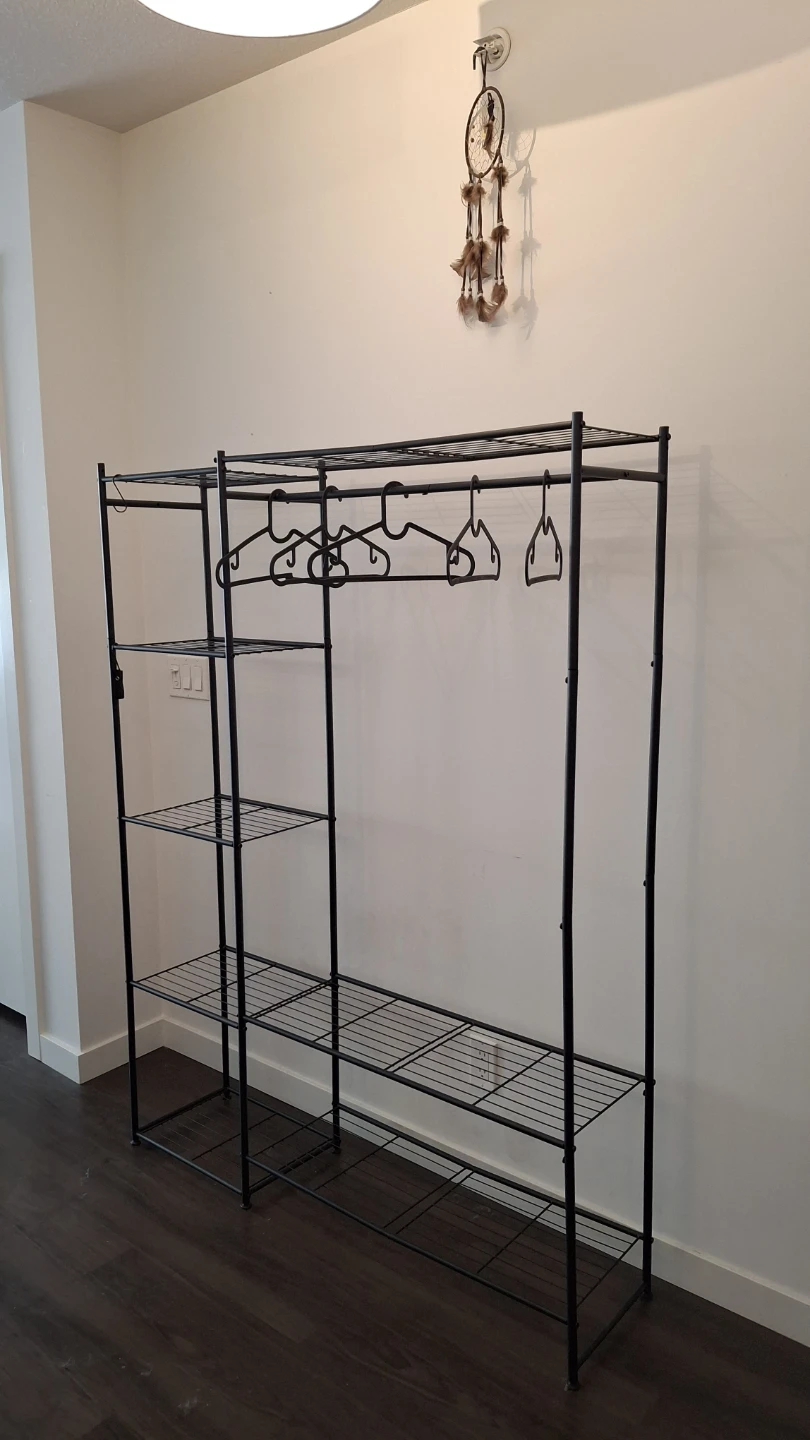 Neprock Clothing Rack With Shelves - photo 3