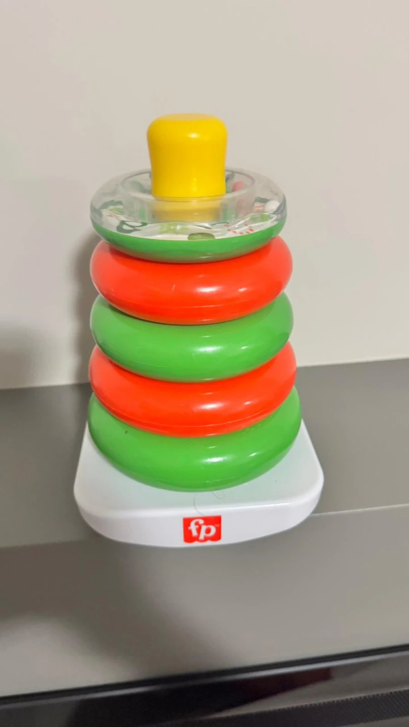 Fisher-Price Rock-a-Stack Stacking Rings Toy