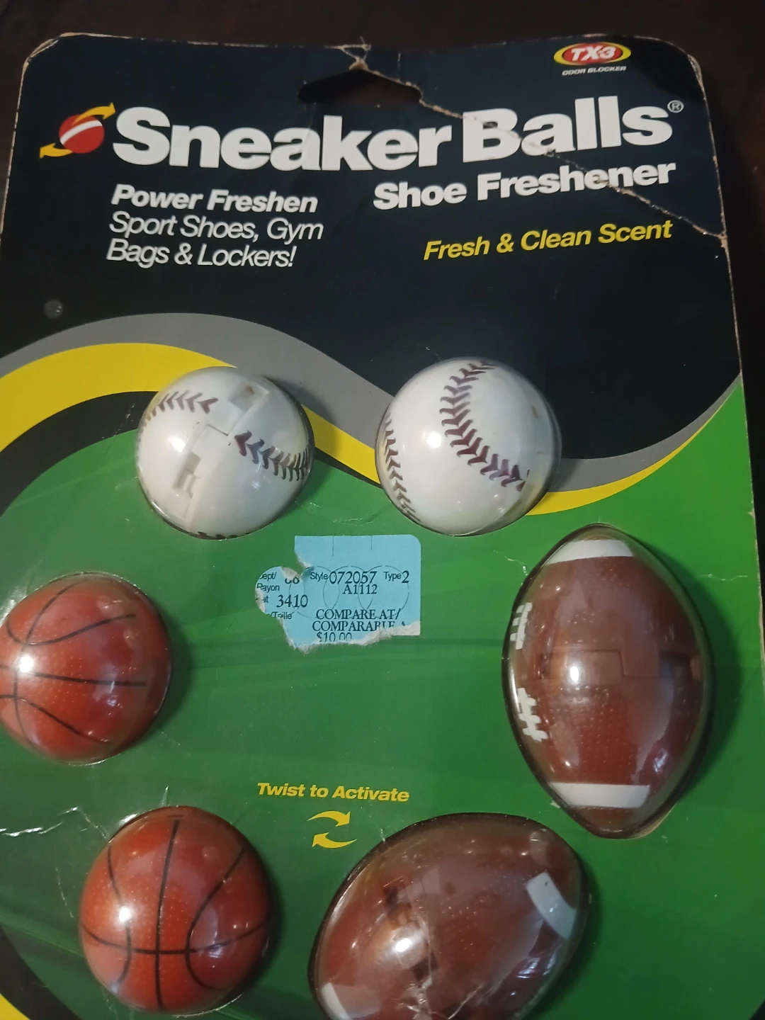 SneakerBalls Shoe Freshener - TX3 Odor Blocker