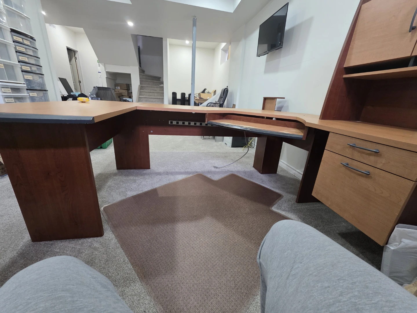 U-Shaped Large Office Desk (Dimensions) - photo 4