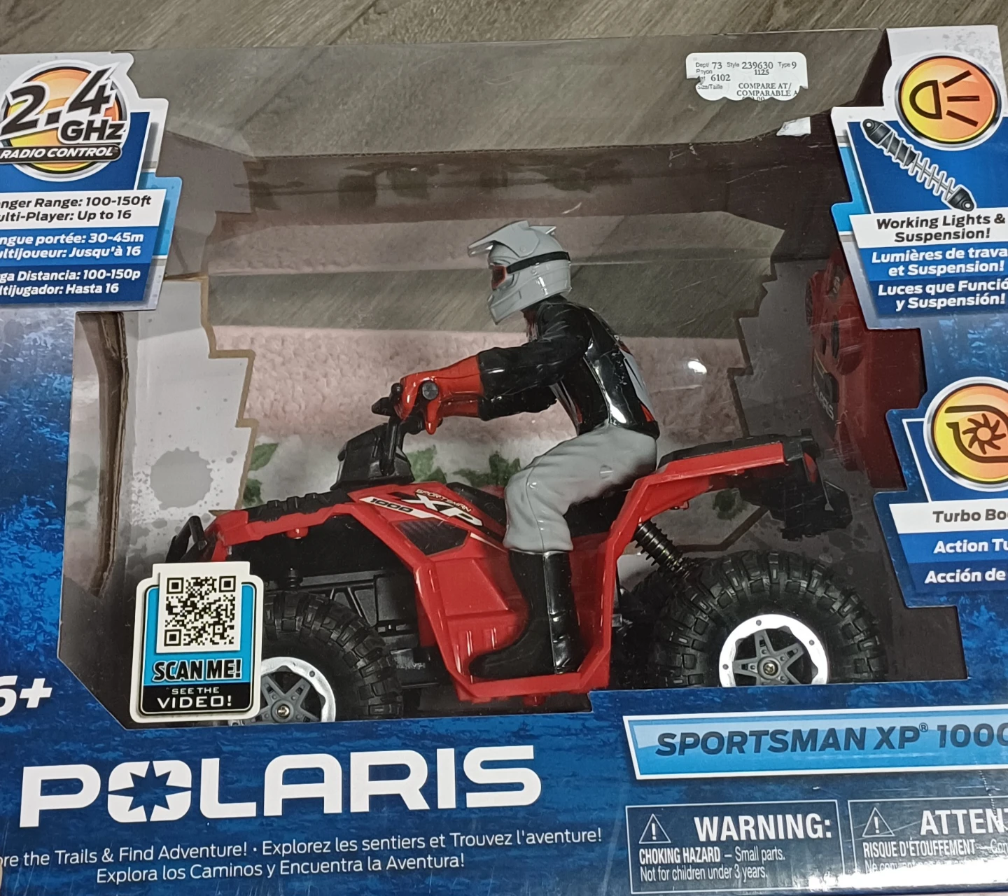 Polaris Sportsman XP 1000 RC ATV Toy - photo 3