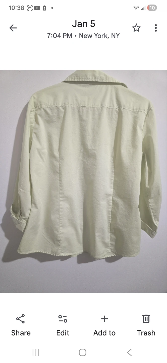 ​Set of 2 New York & Company is- Size Large blouse - photo 5