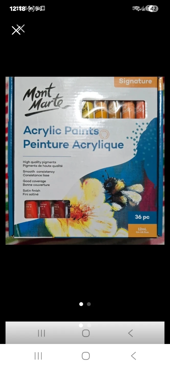 Mont Marte Signature Acrylic Paint Set - 36 pc