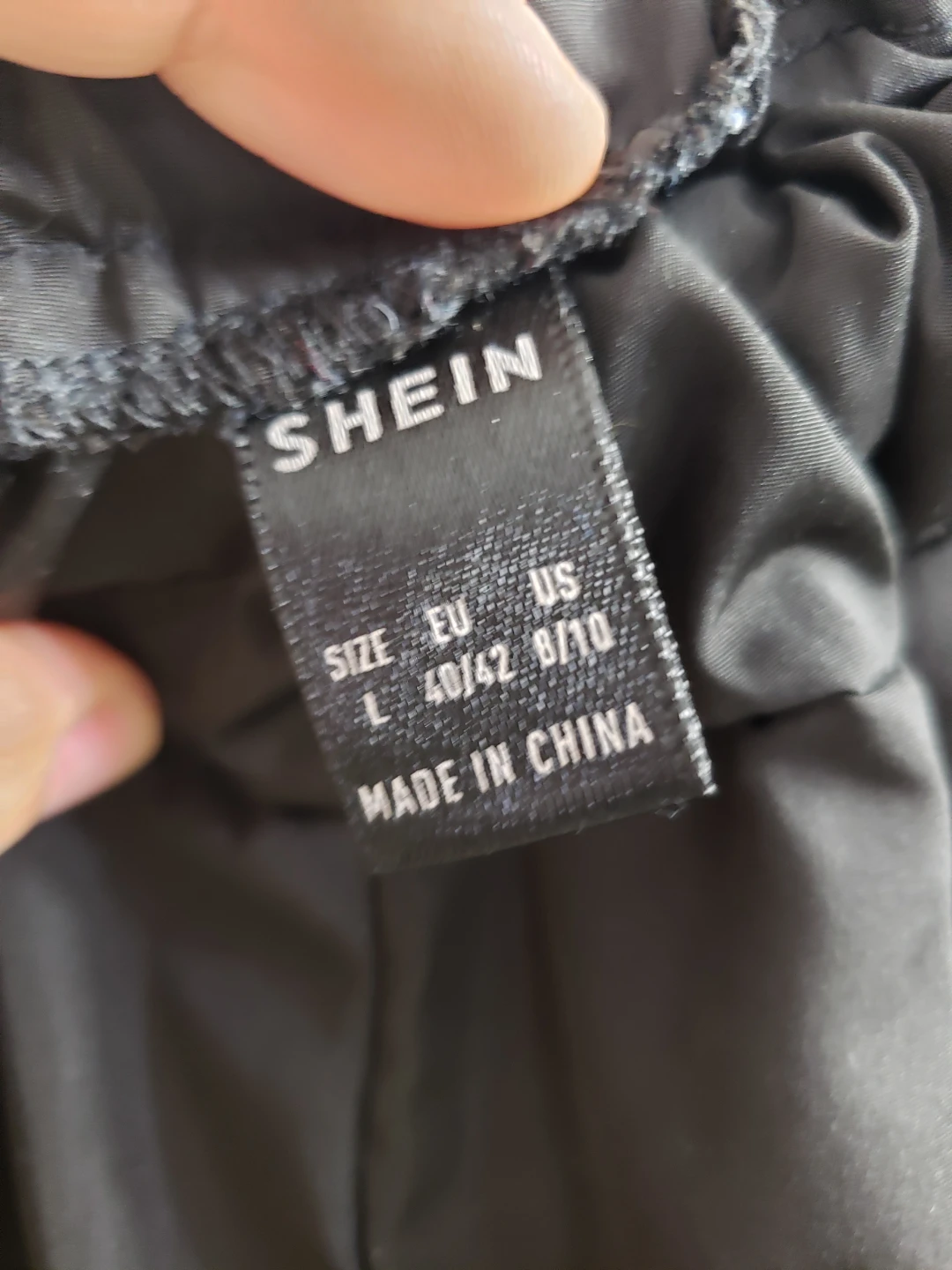 SHEIN Black Cargo Pants Size Large.Unisex - photo 3
