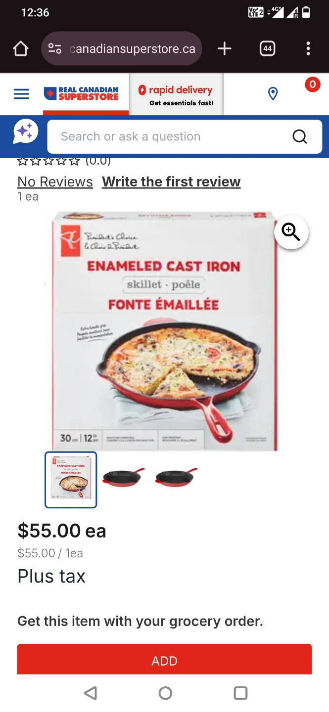 12 inch Cast Iron Skillet - photo 3