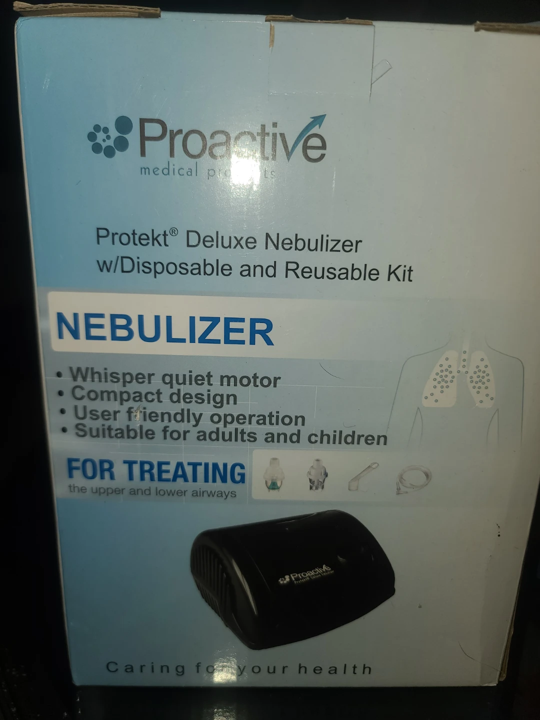 Proactive Protekt Deluxe Nebulizer w/Disposable and Reusable Kit