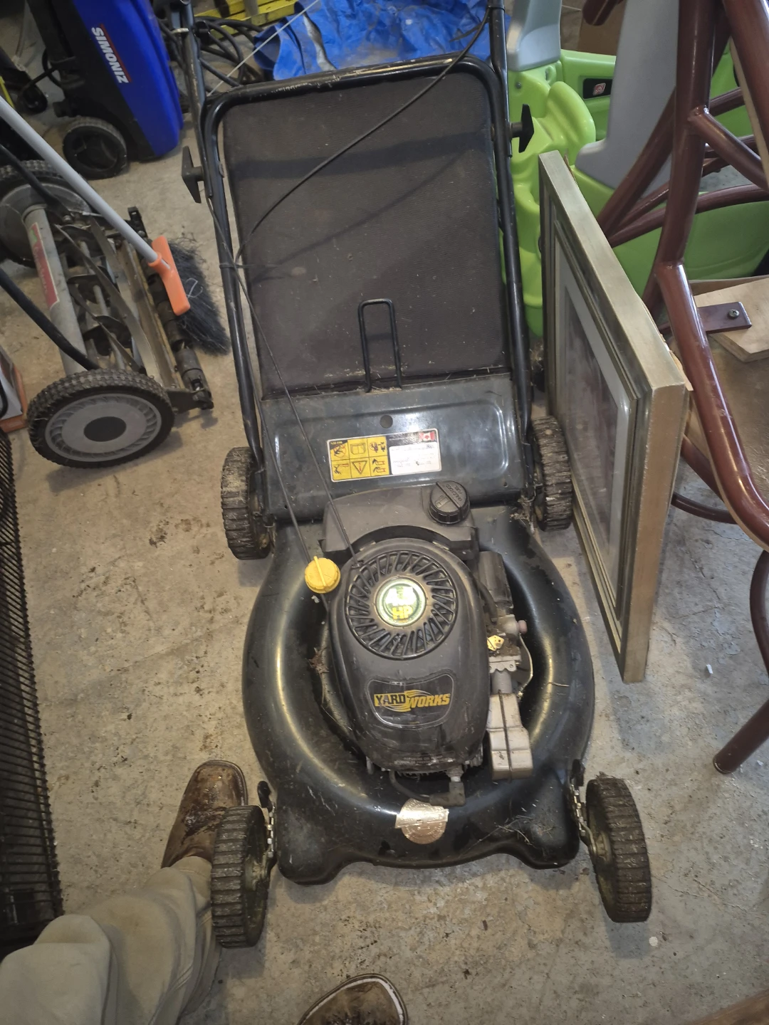 Yardworks Push Mower with Bag
