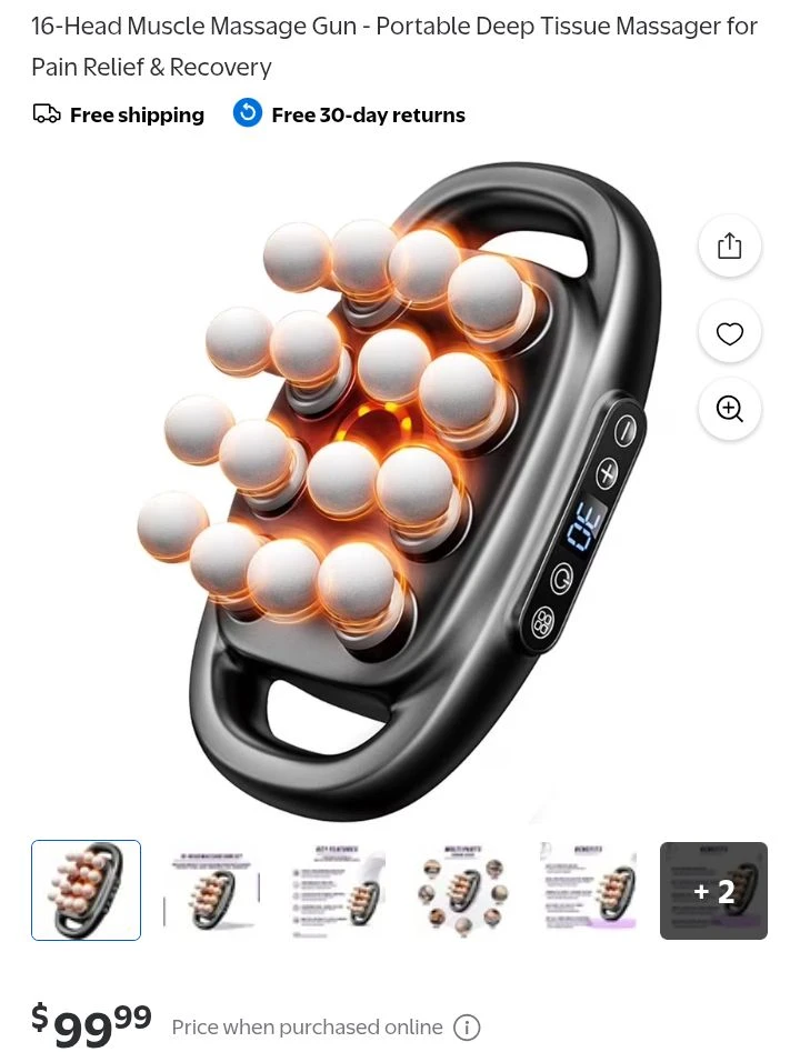 16-Head Muscle Massage Gun "❤️"