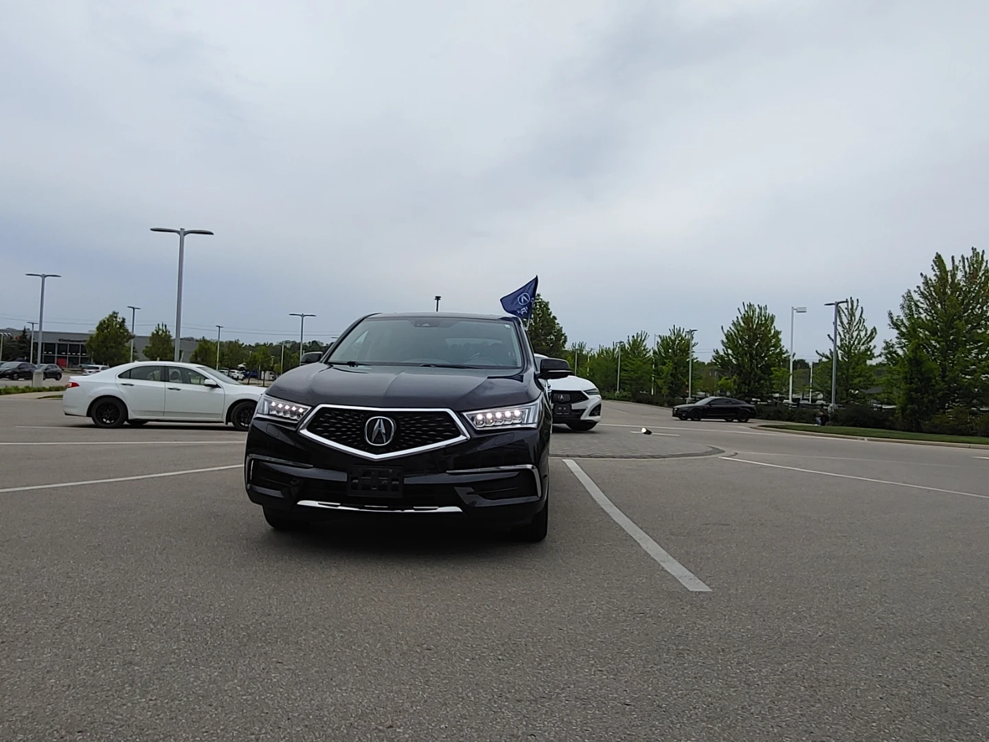 Black Acura MDX SUV