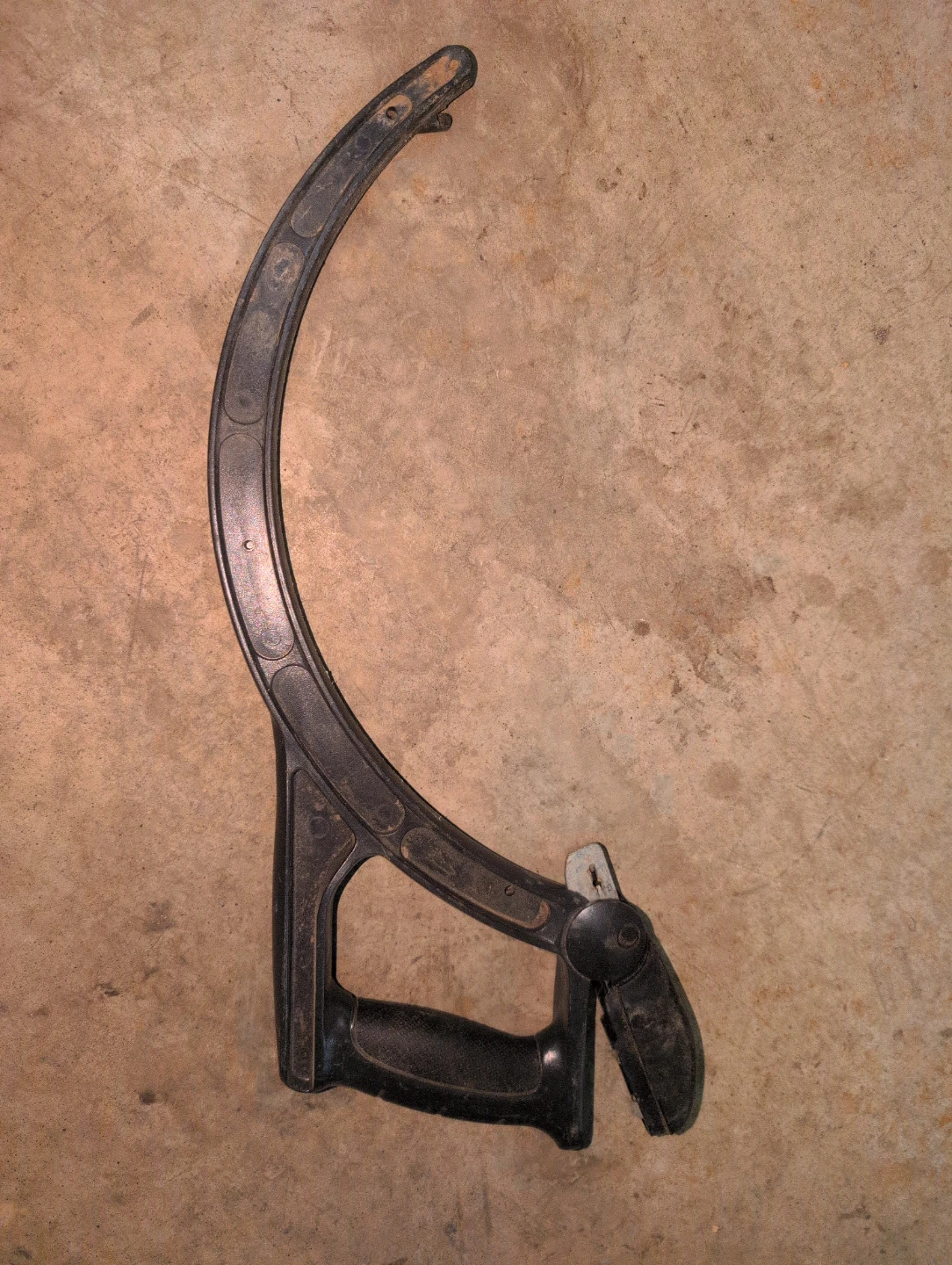 Black Plastic Pipe Cutter Handle