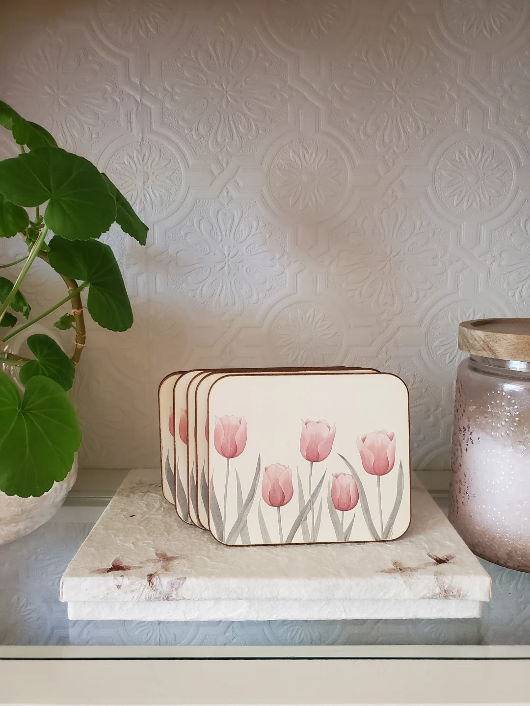 Set of 5 Tulip Coasters