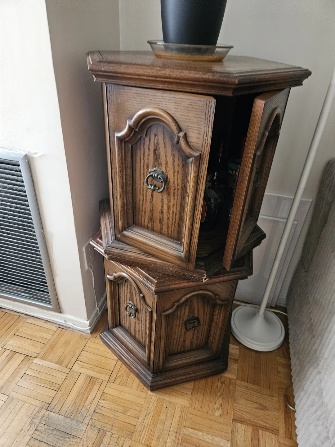 Wooden Accent Table set of 2