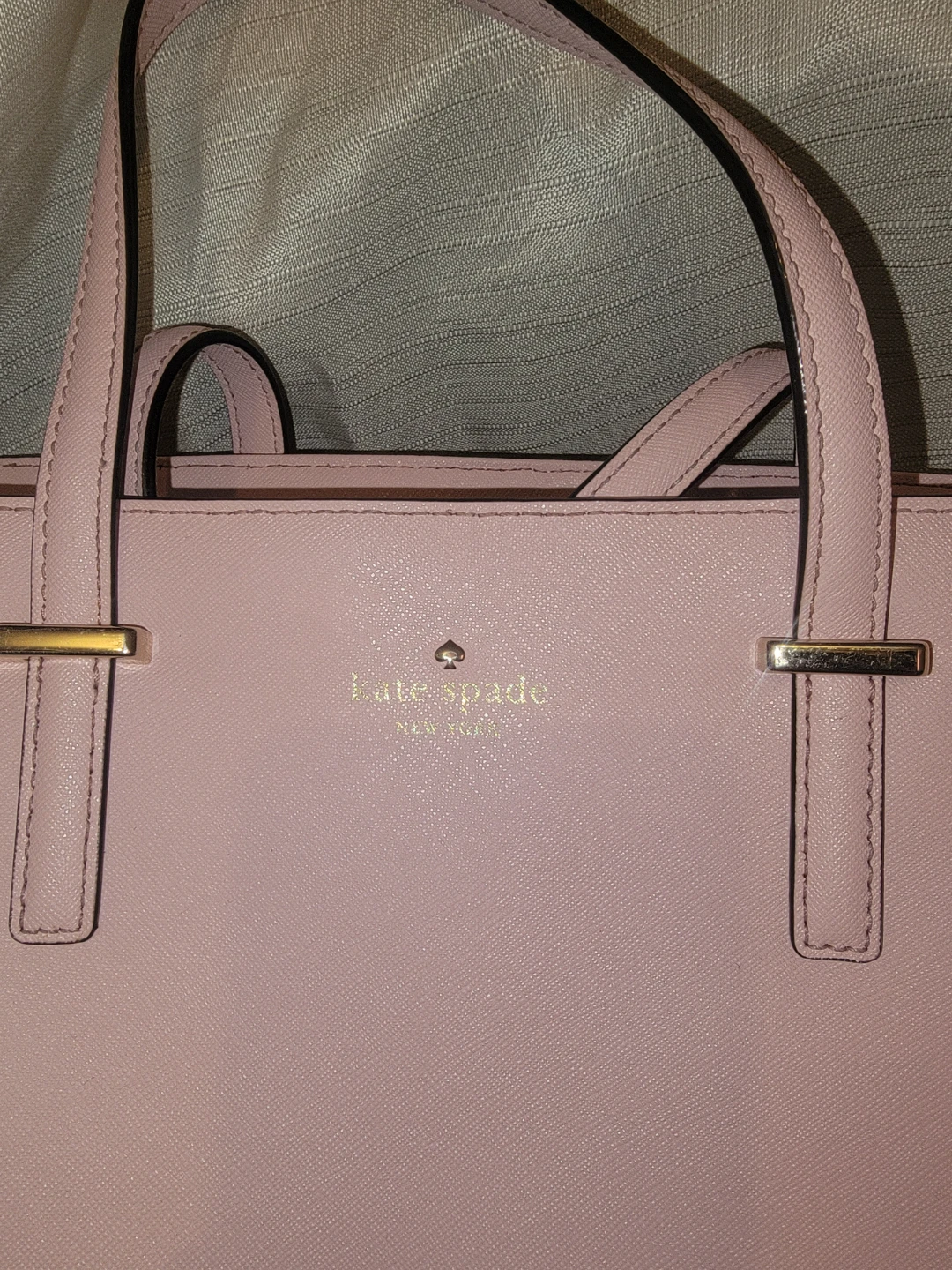Kate Spade Pink Leather Tote Bag