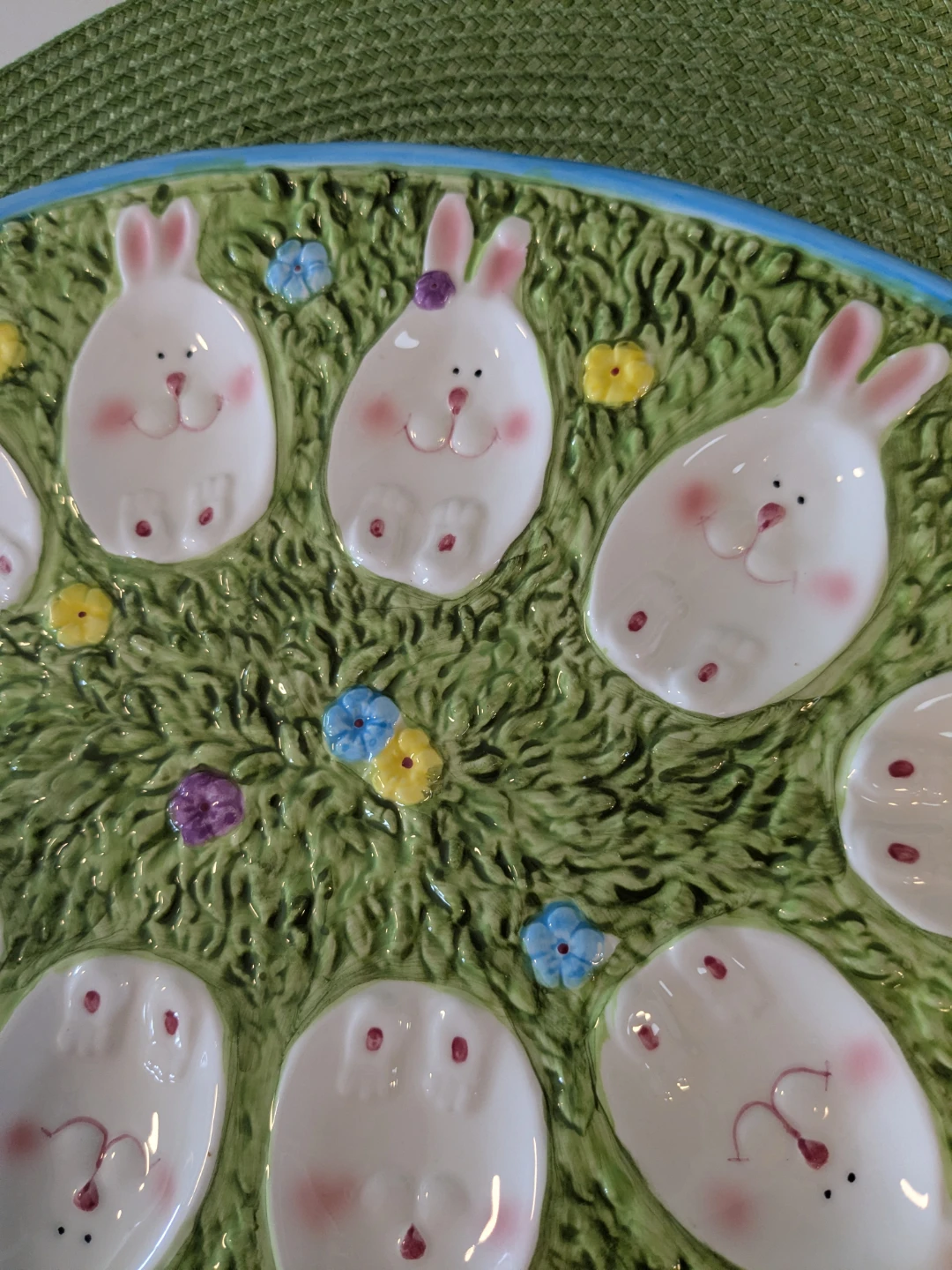 Easter Bunny Egg Plate - photo 5
