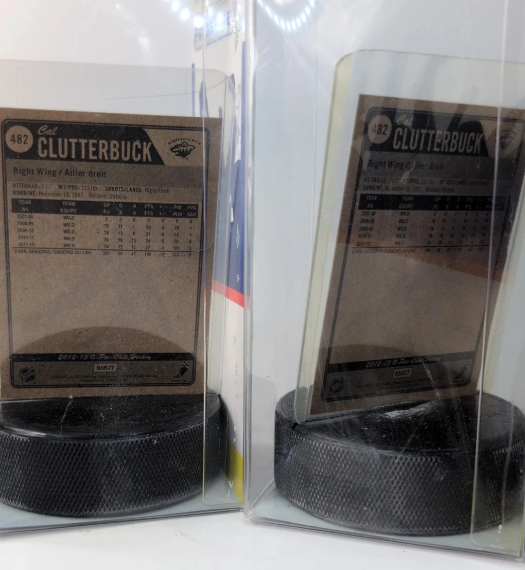 Cal Clutterbuck Hockey Card Display - Minnesota Wild - photo 3