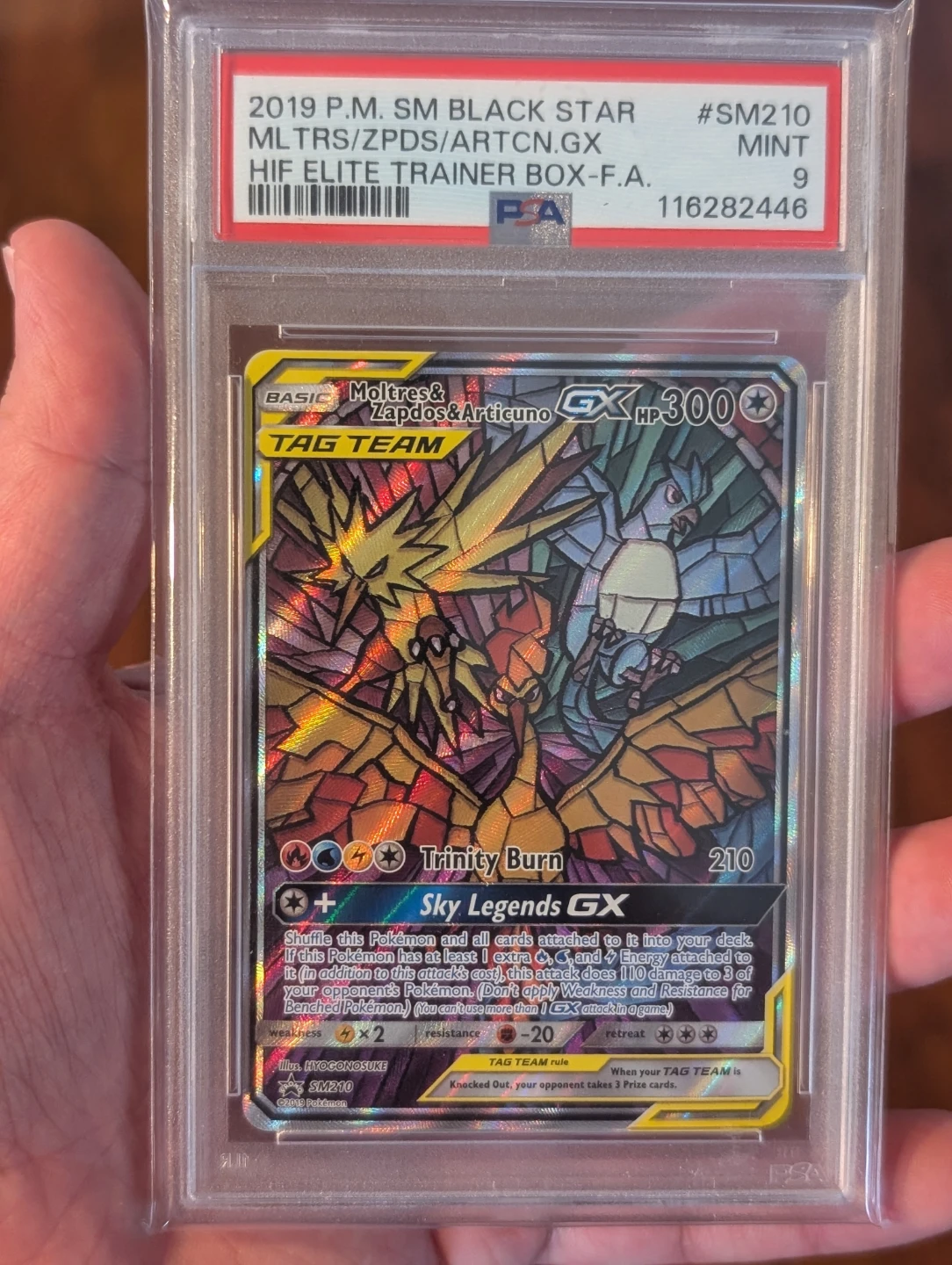 Moltres Zapdos & Articuno Tag Team SM210 PSA 9 - Pokémon - photo 2