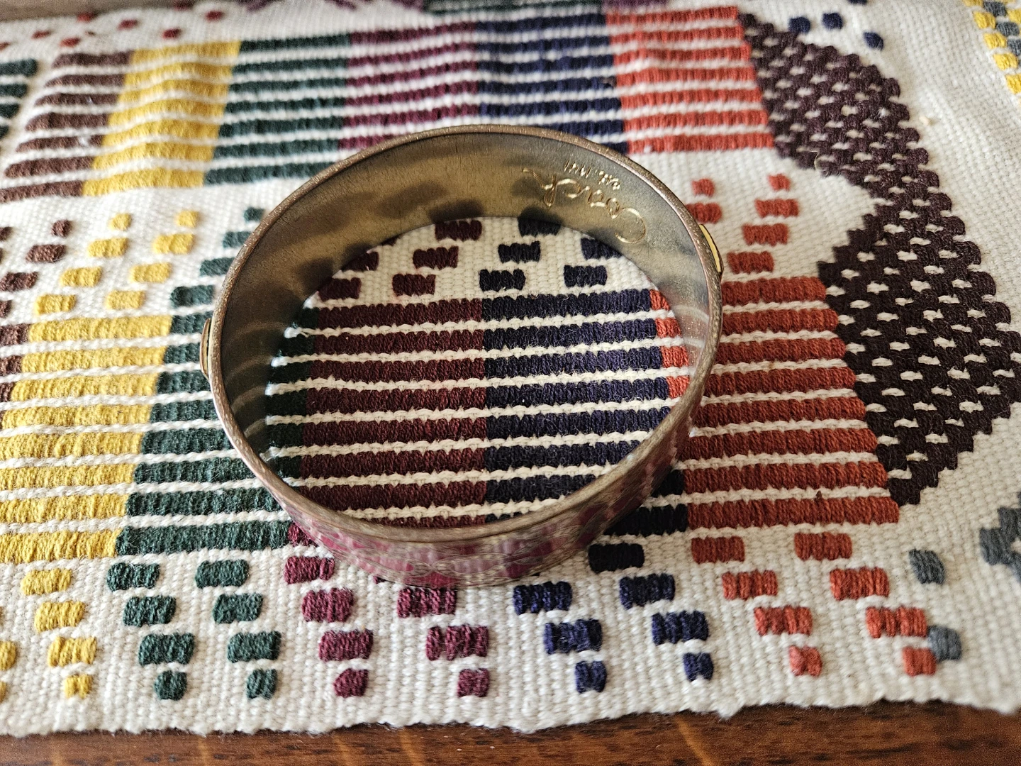 Coach Pink Monogram Bangle Bracelet - photo 4