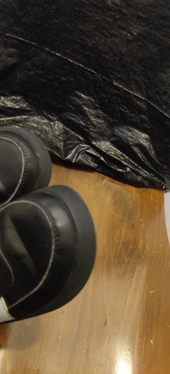 Adidas Black Sneakers with White Stripes - photo 4