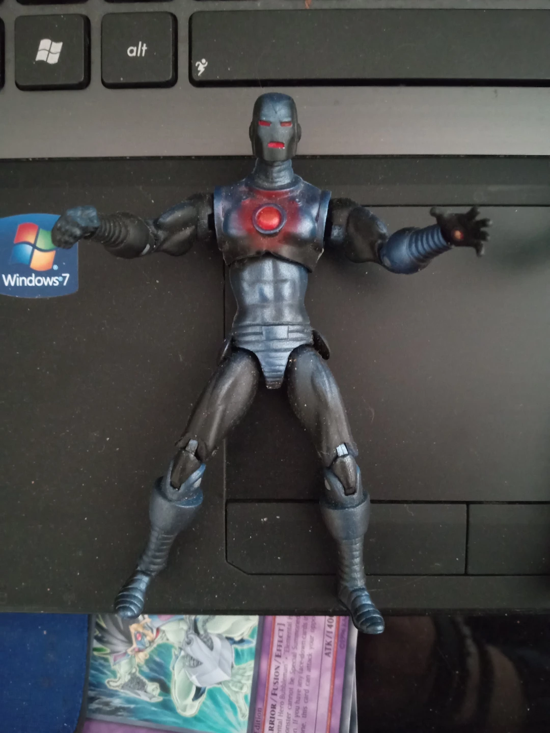 Super Rare Marvel Universe, Black Iron Man Action Figure