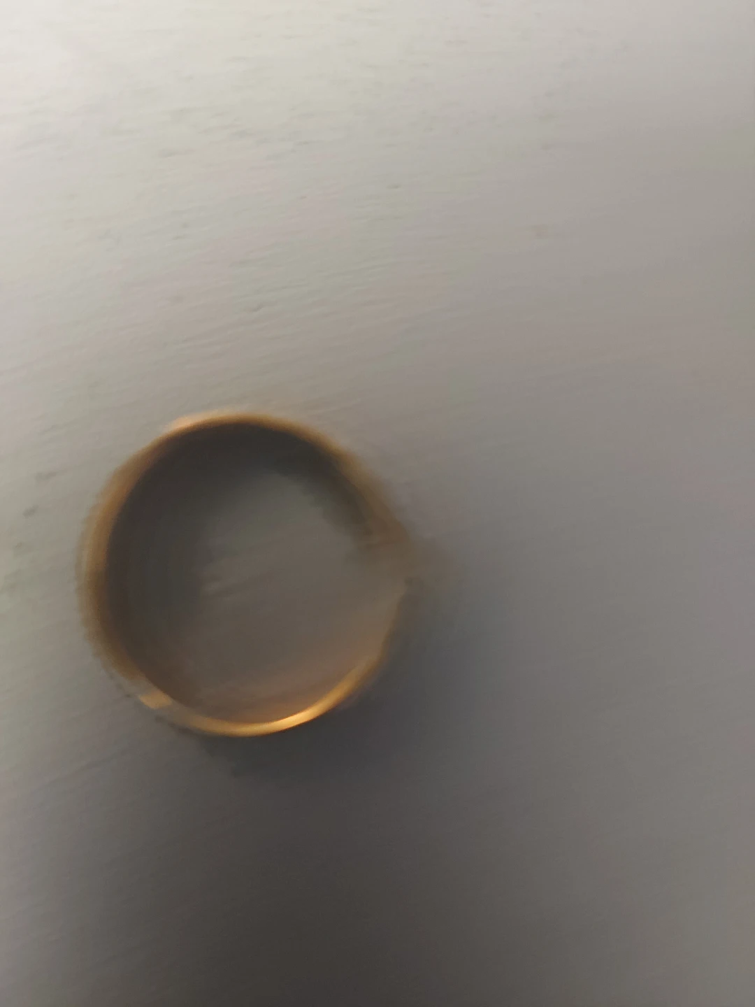 Gold coloured ring - photo 5
