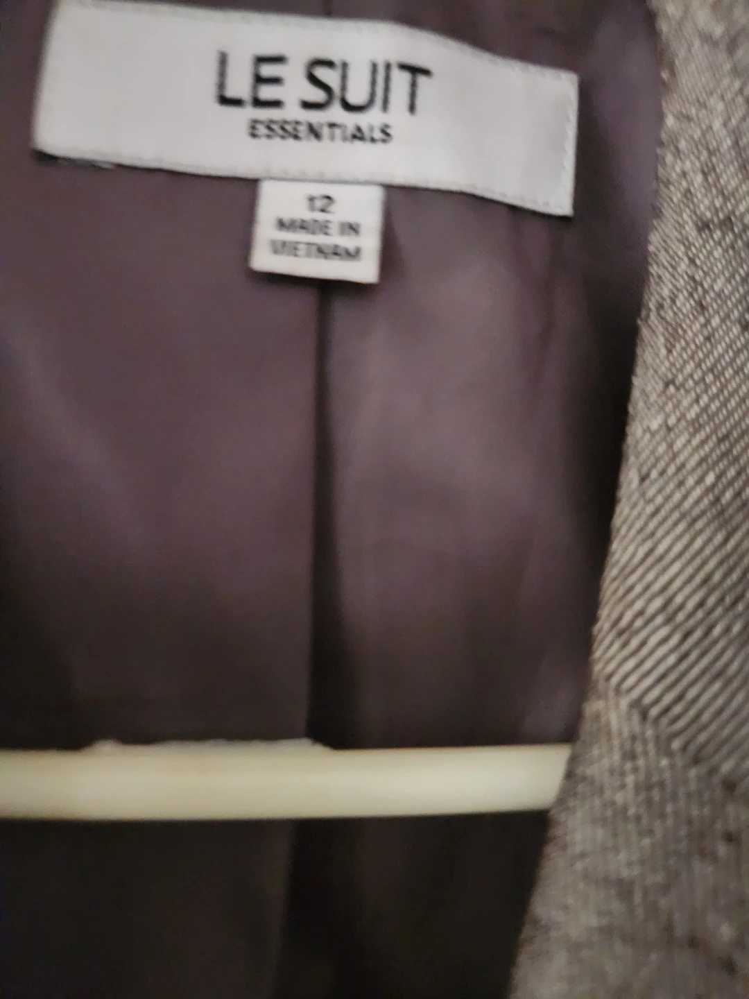 Le Suit Essentials Women's Grey Skirt Suit - Size 12 - photo 3