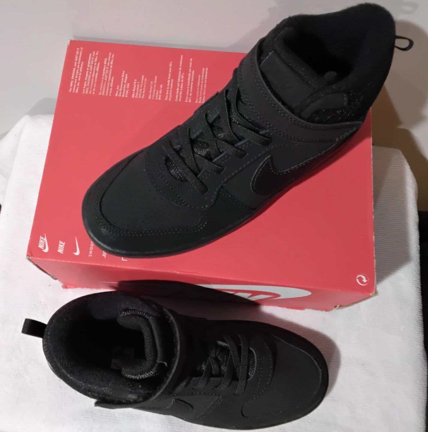 Nike Court Vision Mid Men's Shoes Black